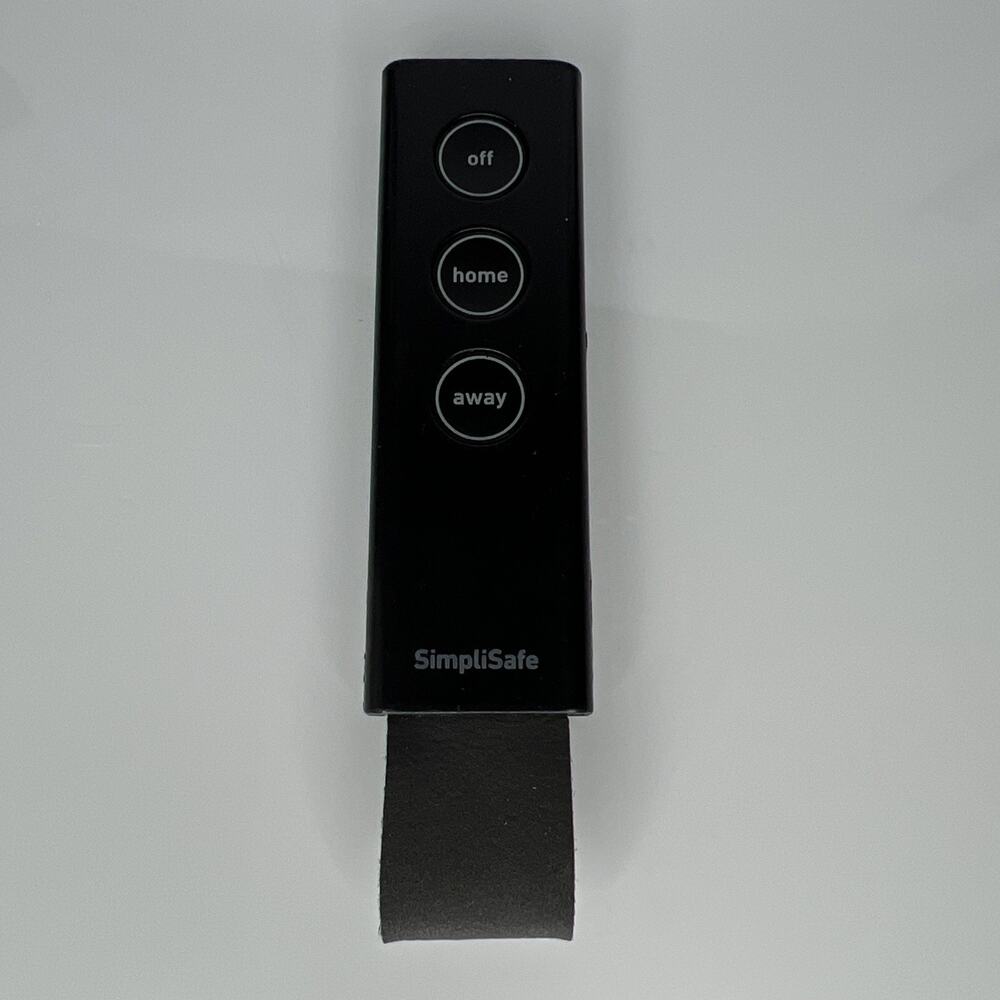 SimpliSafe Key Fob Remote Security System Model KF3B SSKF3 - Black Fresh Battery